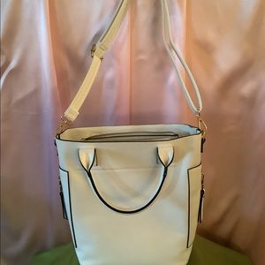 White Square Purse
